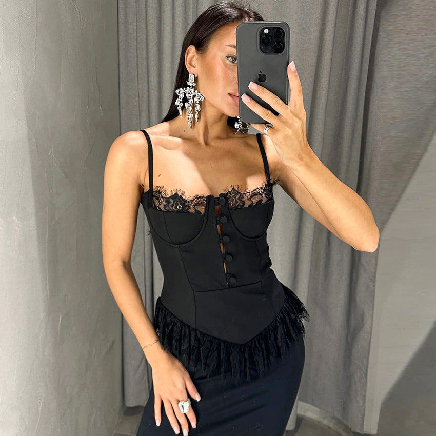 Women's Lace-Trim Camisole Top - view 3