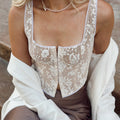 Women's Stretch Lace Camisole Top - view 6